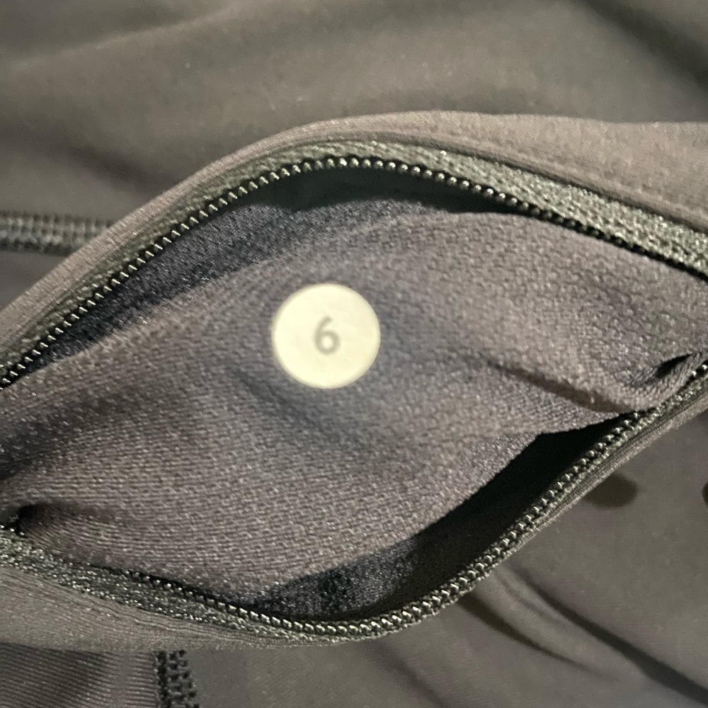 Lululemon Black Athletic Capris with Mesh Inserts - Picture 9 of 9